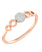 18K Gold & Diamond Ring For Women KRB10188-A